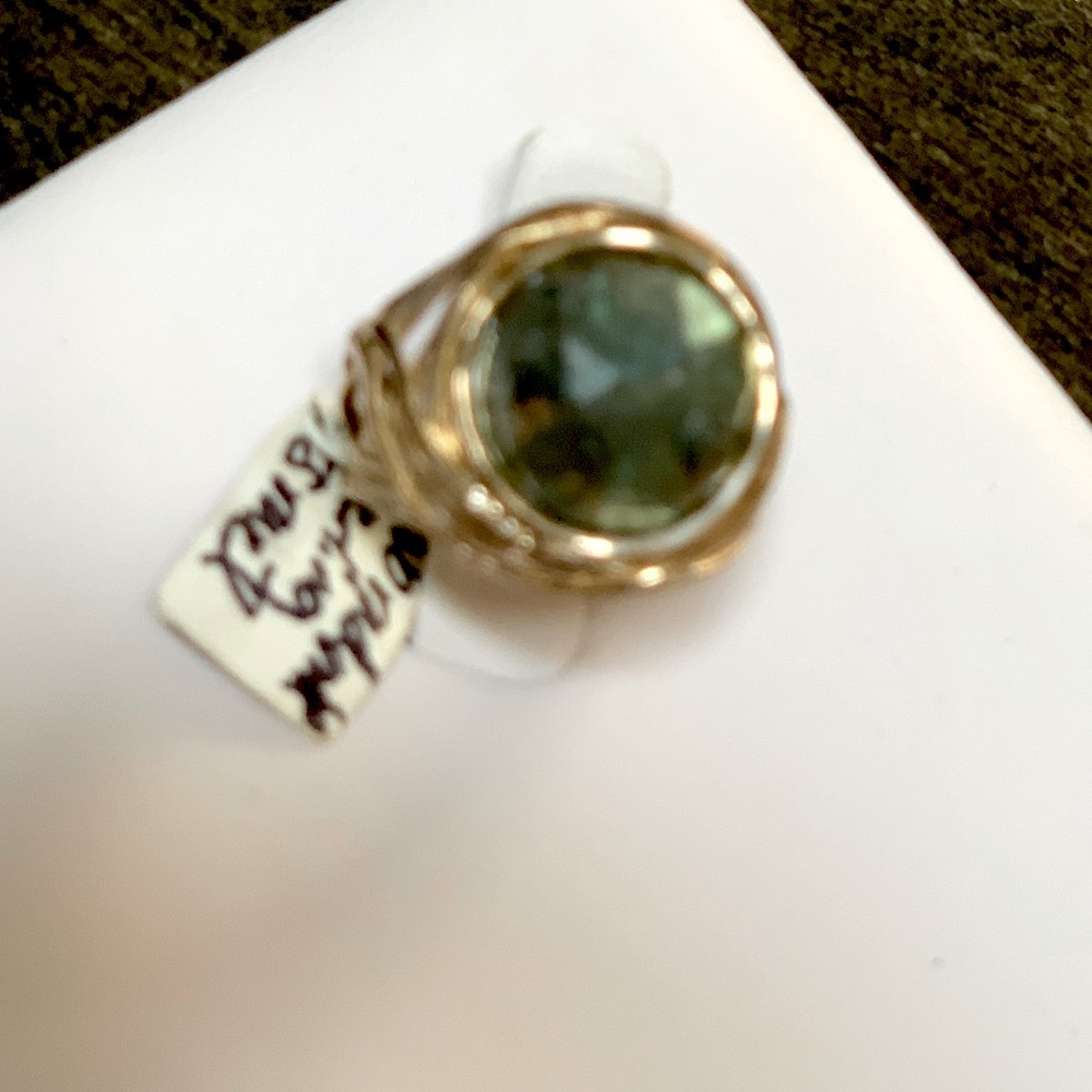 Sterling Silver Labradorite Ring Size 6 1/2